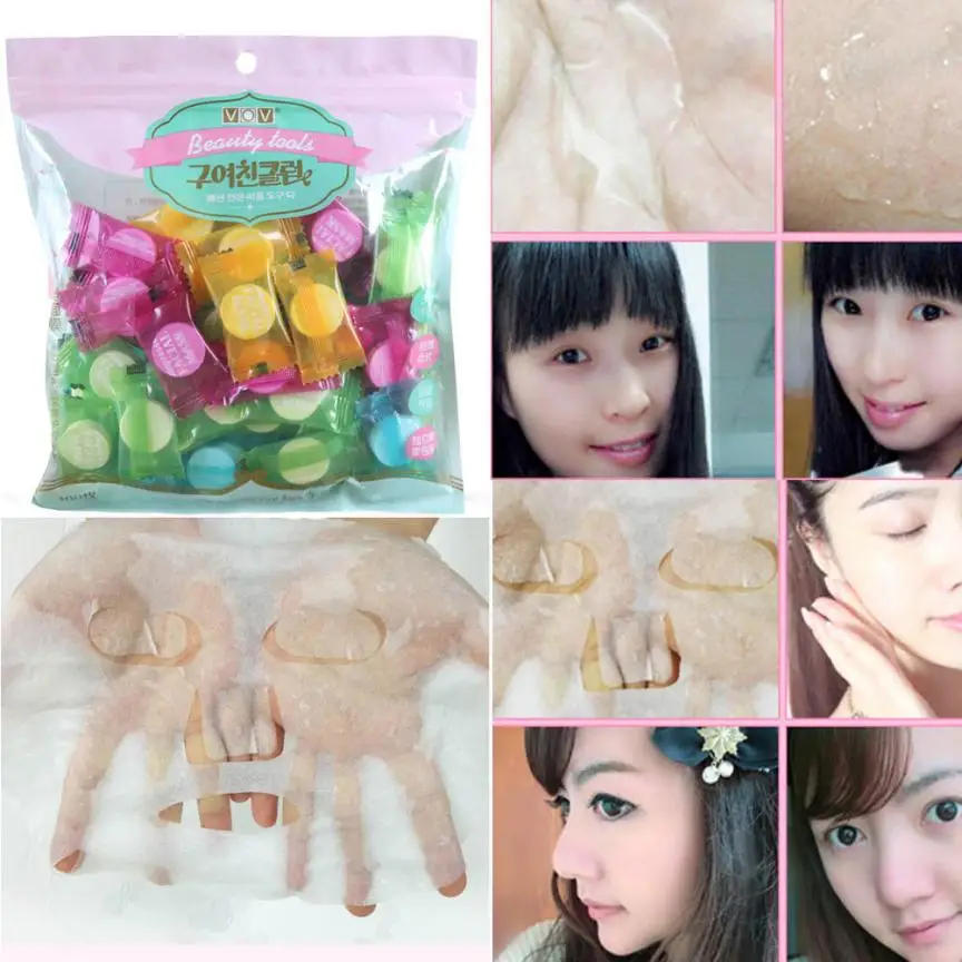 100 шт. косметический инструмент волокнистая бумага для ухода за кожей сделай сам