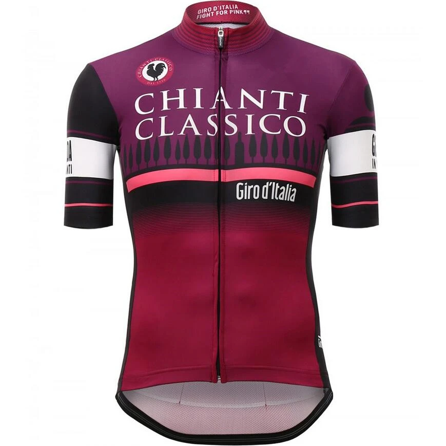 Тур де италия 2018 Велоспорт Джерси короткий рукав велосипедная футболка