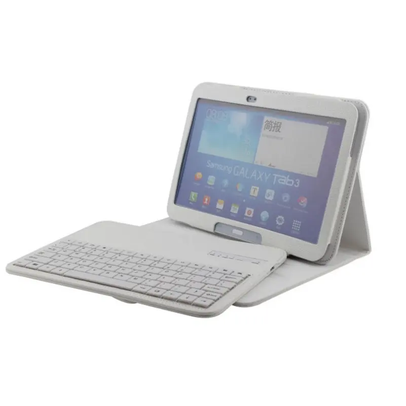 Чехол для планшета Samsung Tab.3 10 1 дюйма P5200 T530 с беспроводной Bluetooth клавиатурой и