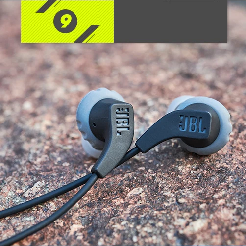 Оригинальные проводные наушники JBL Endurance Run с встроенным управлением, наушники-вкладыши с защитой от пота, наушники JBL с микрофоном, портативные магнитные наушники