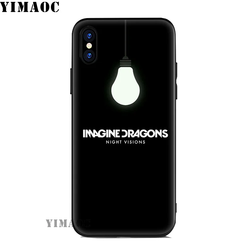 YIMAOC нарисованные драконы Rock Мягкий силиконовый чехол для iPhone 11 Pro Xr Xs Max X или 10 8 7 6