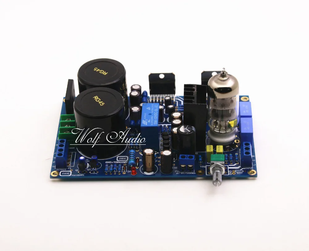 DIY комплект 6N3 трубчатый предусилитель TDA7294 платы усилителя 80 Вт + Вт|kit diy|kit kitskit board