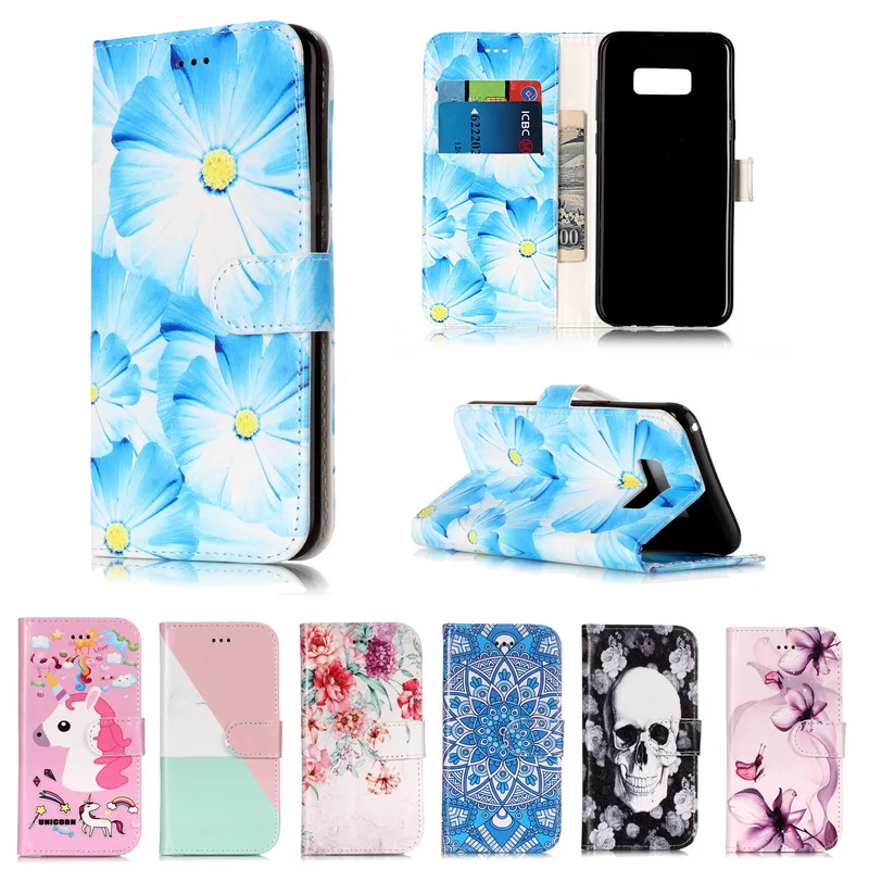 Модный чехол с единорогом для Samsung Galaxy S6 S7 Edge S8 S9 Plus Note 8 9 A3 A5 2017|Бамперы| |