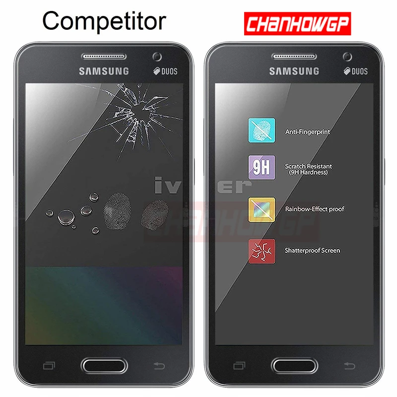 Закаленное стекло 9H для Samsung Galaxy Core 2 G355 защитное покрытие экрана телефона II DUOS