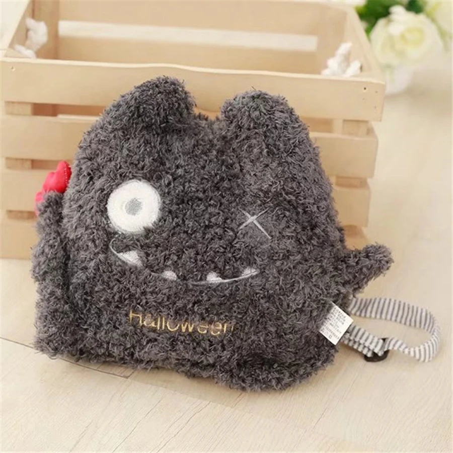 Мягкий плюшевый маленький рюкзак для женщин милый мини Рюкзак Kawaii модный в