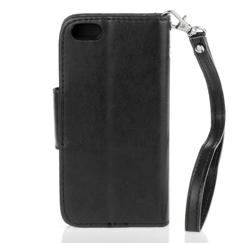 Toparmor искусственная кожа флип Капа Телефон чехол для iPhone 5/5S/SE 4.0 &quotслота бумажник