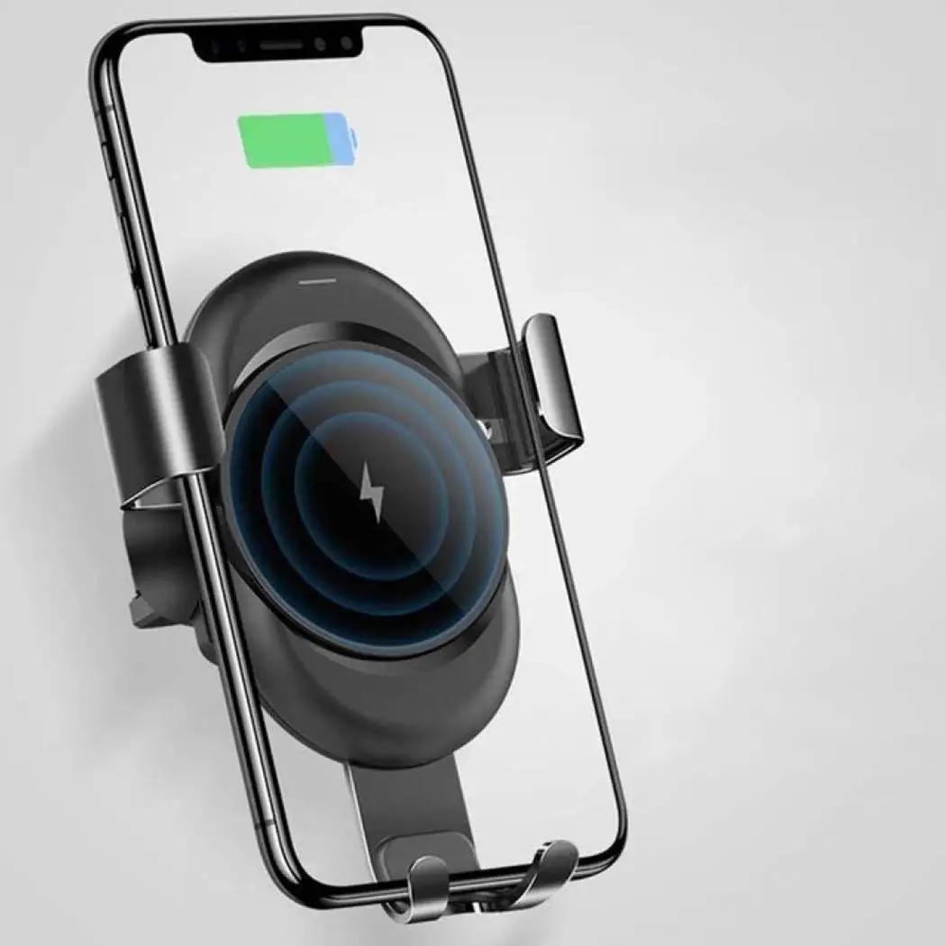 Durable Practical Non-slip Gravity Sensing Car For 4.5-6.5inch Phone Wireless 5V/1A 9V/1.2A Charger | Мобильные телефоны и