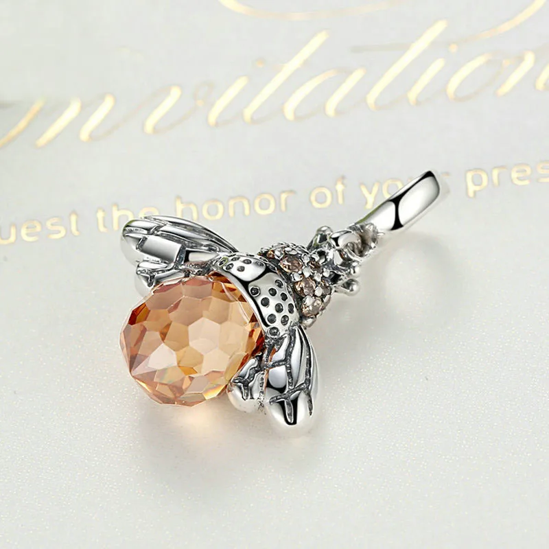 ARMNVNV ювелирное изделие классика Стерлинговое Серебро 925 пробы оранжевый циркон