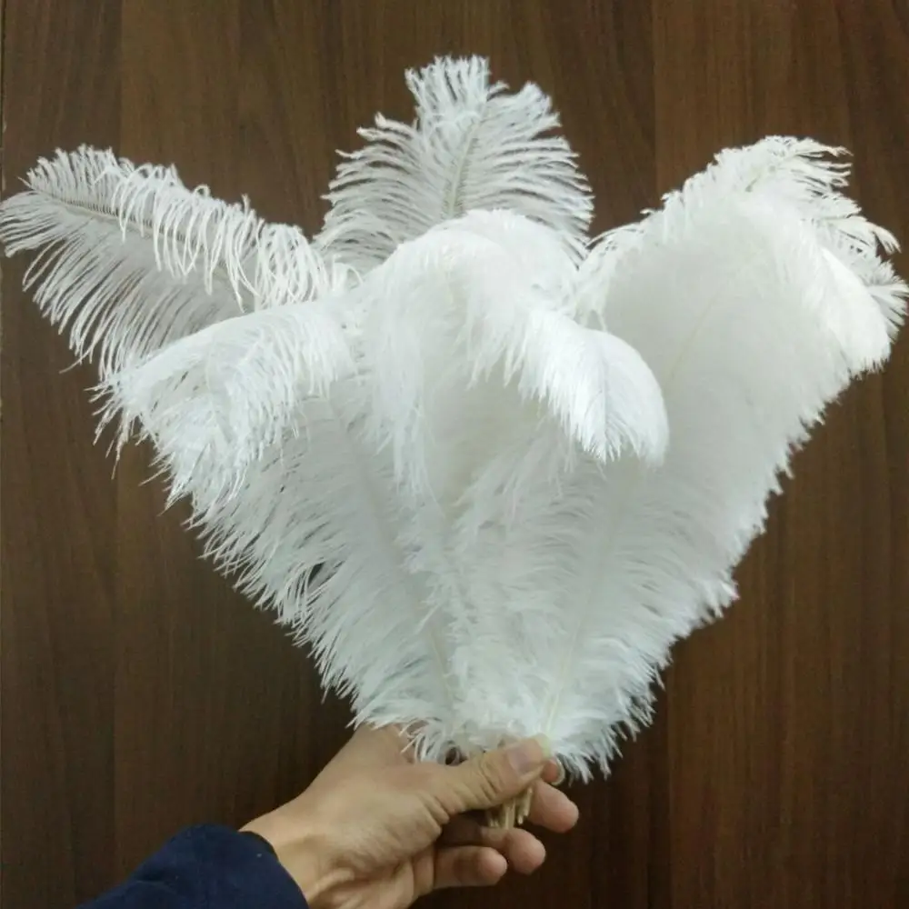 10 100 шт. качественные белые страусиные перья 14 16 дюймов/35 40 см|white ostrich feathers|ostrich