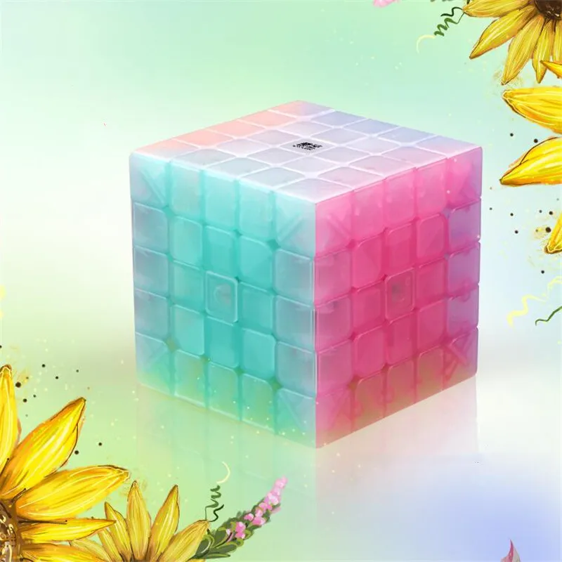 QY Cubes QiYi Jelly серии QiZheng S 5x5x5 Кубик Рубика для профессионалов головоломка на