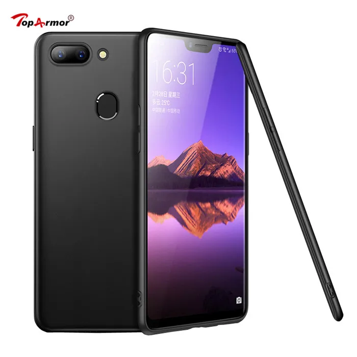 Матовый Мягкий ТПУ силиконовый матовый чехол для Oppo Realme 1 2 F7 Youth F3 F9 Pro A7x R9 R9S R11 R11S