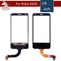 10pcslot 3 8 for nokia lumia lumia 620 n620 lcd touch screen digitizer sensor outer glass lens panel replacement