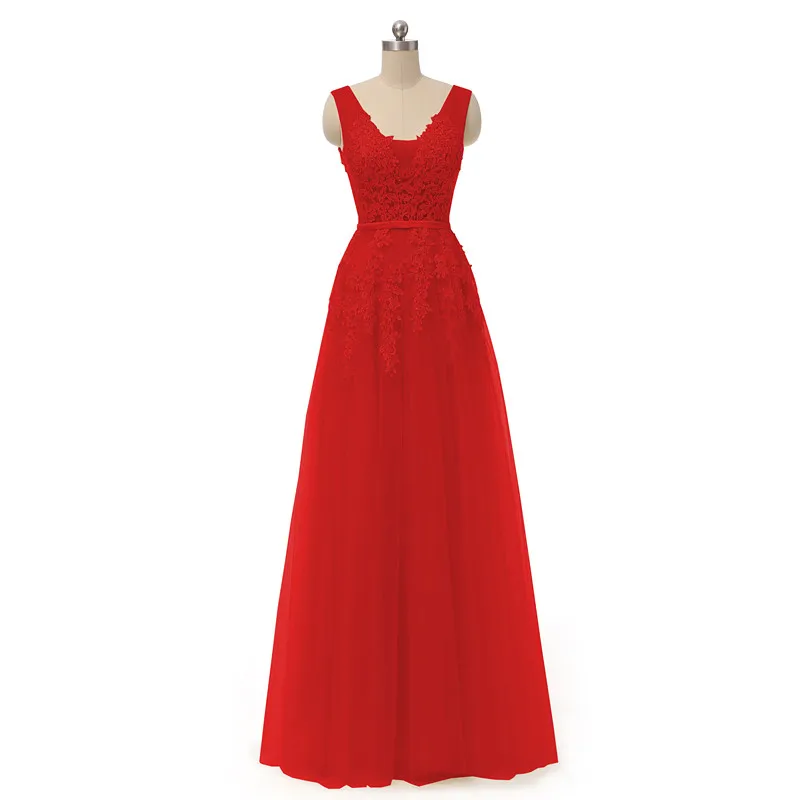 red Vestido De Festa, винтажное кружевное платье с v-образным вырезом и рукавами-крылышками, темно-синие платья подружки невесты, женские вечерние платья - Цвет: red