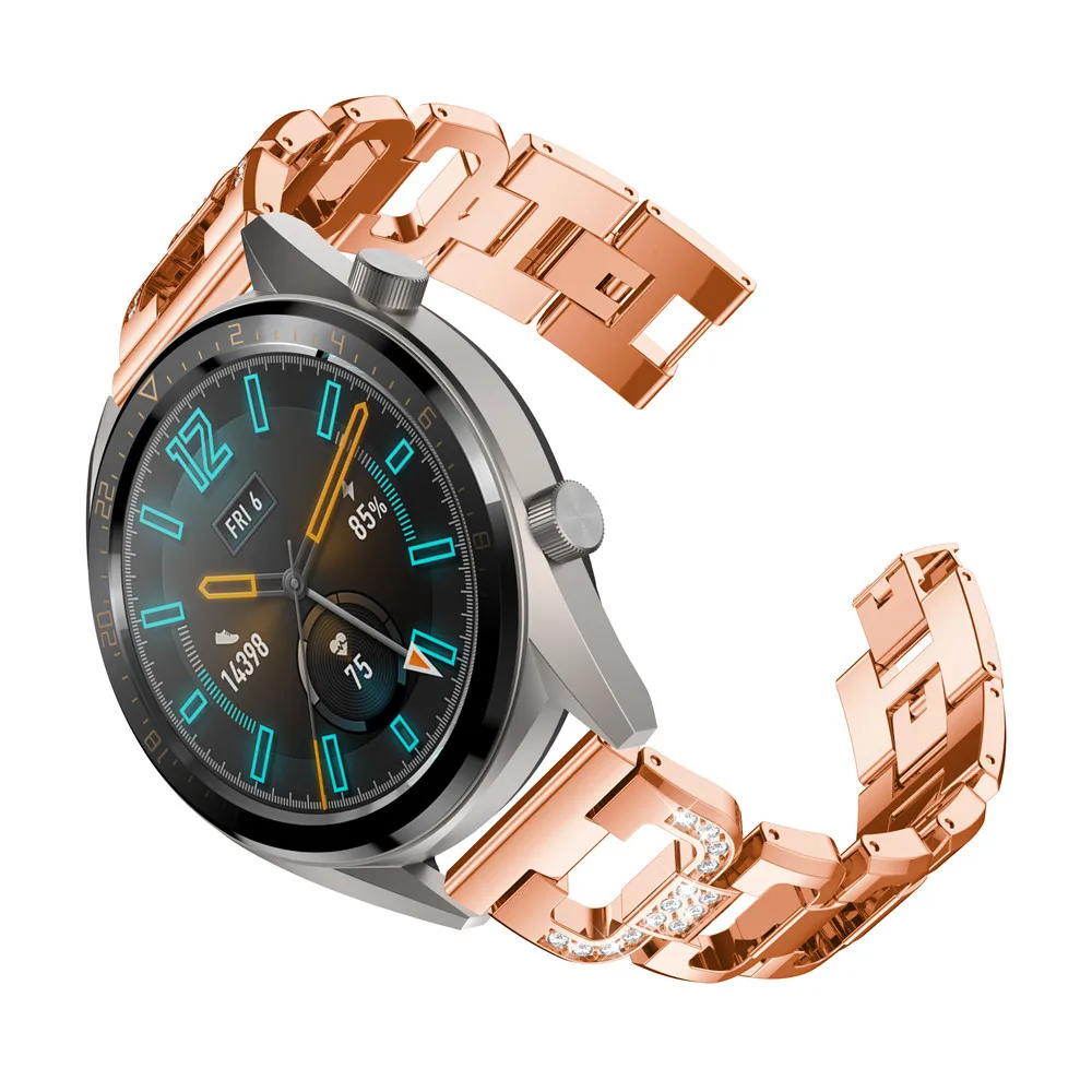 Ремешок металлический для смарт часов Huawei watch GT люксовый сменный Браслет со