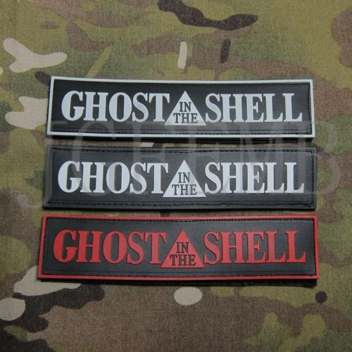 GHOST IN SHELL Самостоятельная сложная нагрудная 3D наклейка из ПВХ|3d pvc patch|patch 3d3d patch |