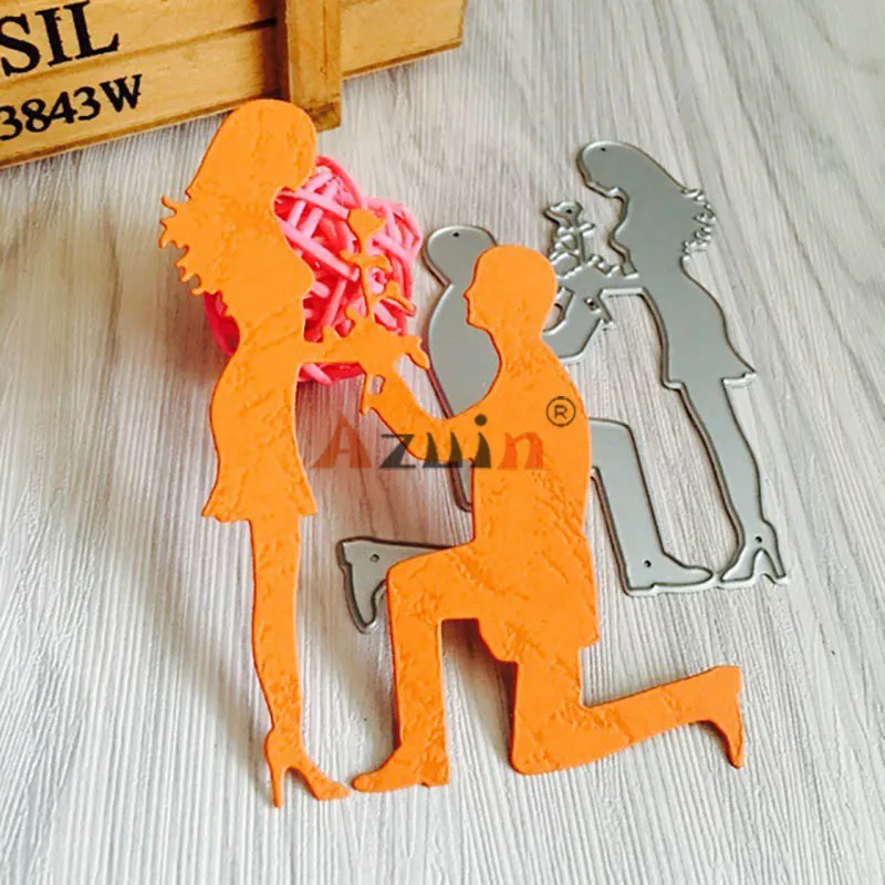 Marry Me Sweet Marriage Scene For Lovers And Album Production New Metal Cutting Dies Scrapbooking Embossing 2018 DIY | Дом и сад