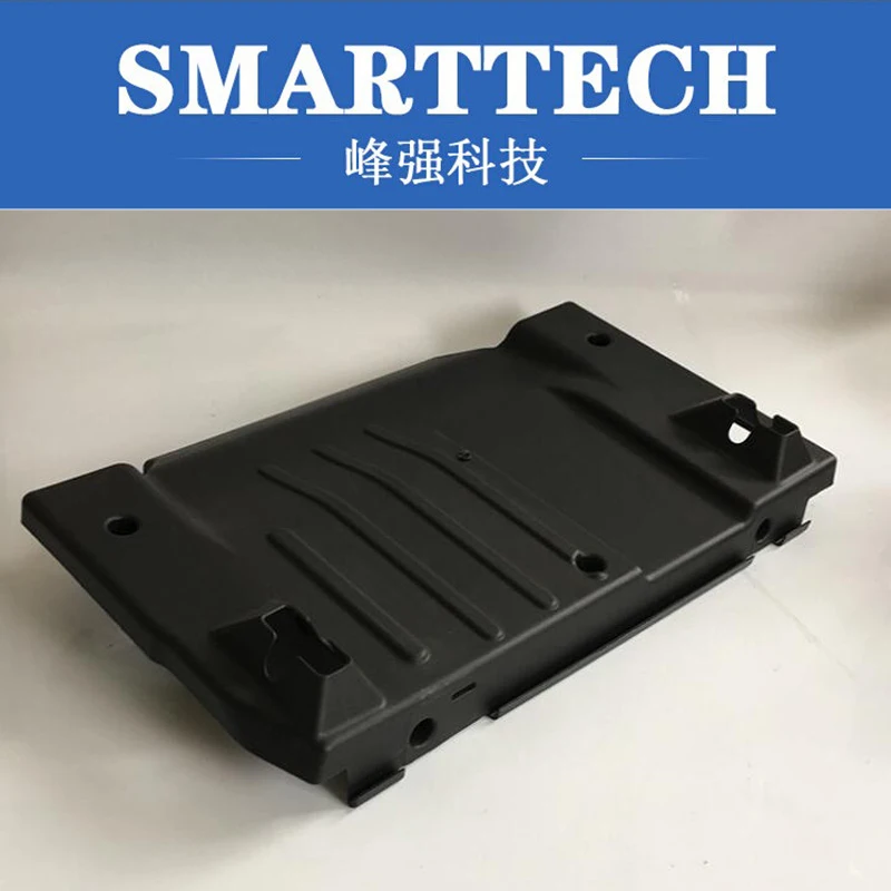 Черное пластиковое литье под давлением для электронного корпуса PP|Детали