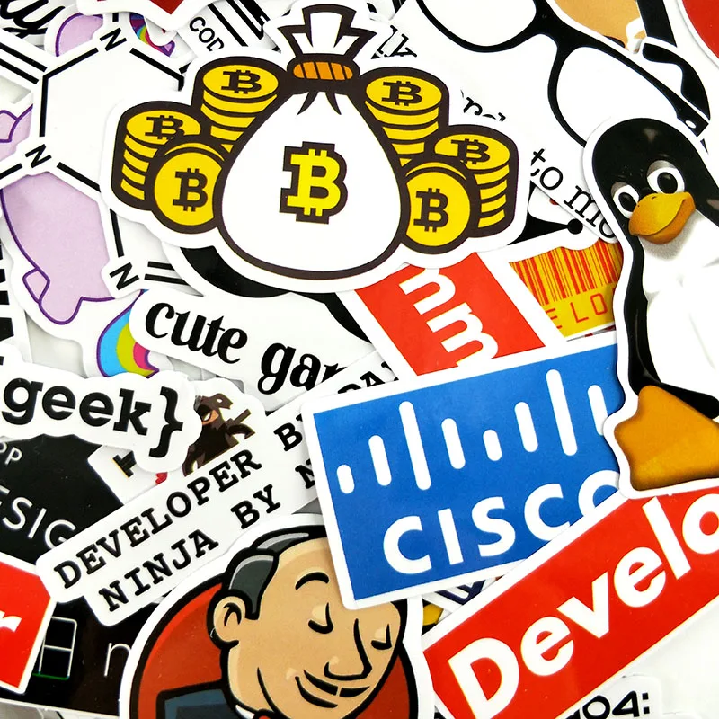 40 шт./компл. Интернет Java JS Php Html облако Docker программирования Язык приложение логотип крутые Стикеры для ноутбука автомобильные стикеры сделай сам