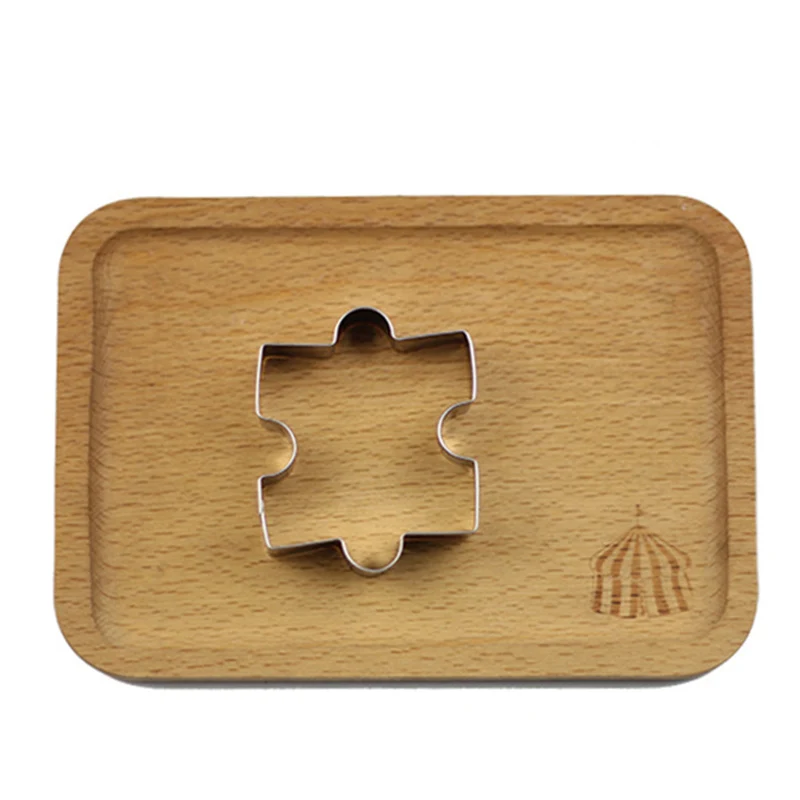 QuickDone головоломка Форма для нарезки печенья в виде металлическая оправа очки