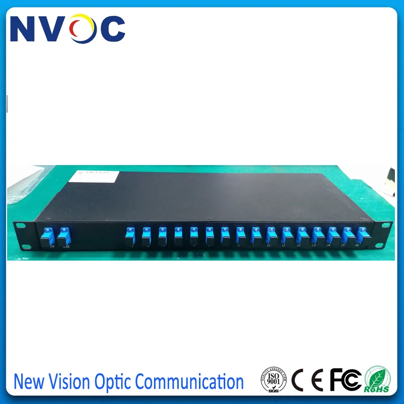 Бесплатная доставка 19 дюймов 1U RackMount 2*16 PLC стойка (включая сплиттер ABS коробка 2 0 мм