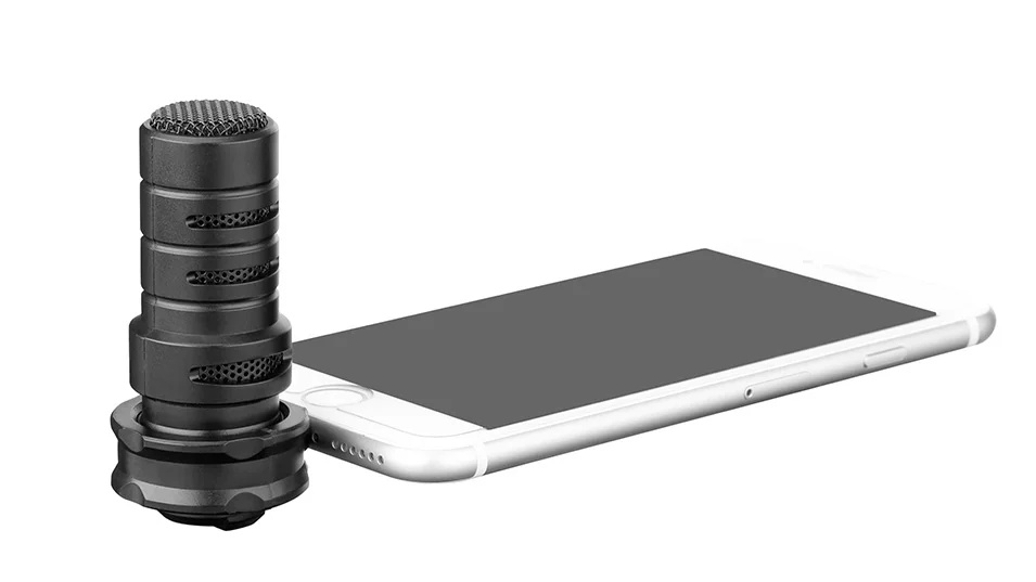 BOYA DM-200, цифровой стерео Мобильный микрофон для iPhone Xs Max Xr X 8 7 Plus, конденсаторный микрофон для записи интервью