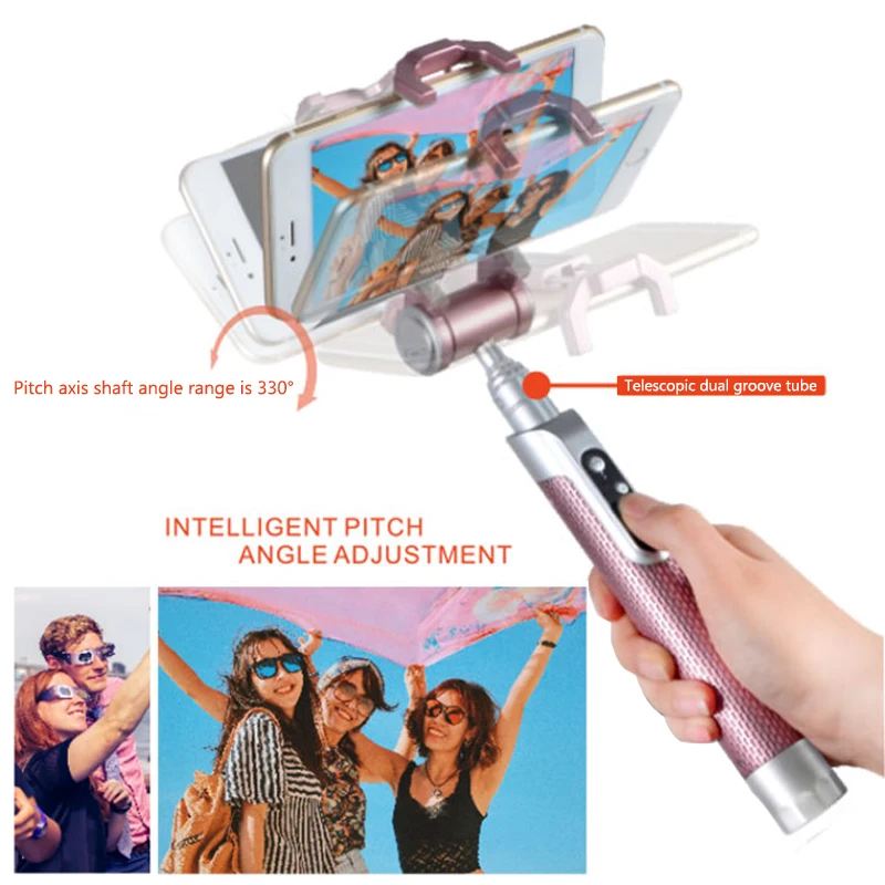 Новый X-CAM T2 Мода Электрический управления Смартфон selfie stick путешествия