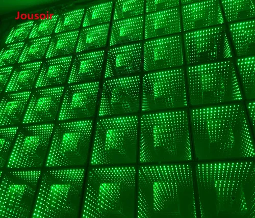 1M1M Deep Зеркало Led танцпол 3D бездна Эффект SMD 5050 RGB 3in1 украшения свадебные диско DJ