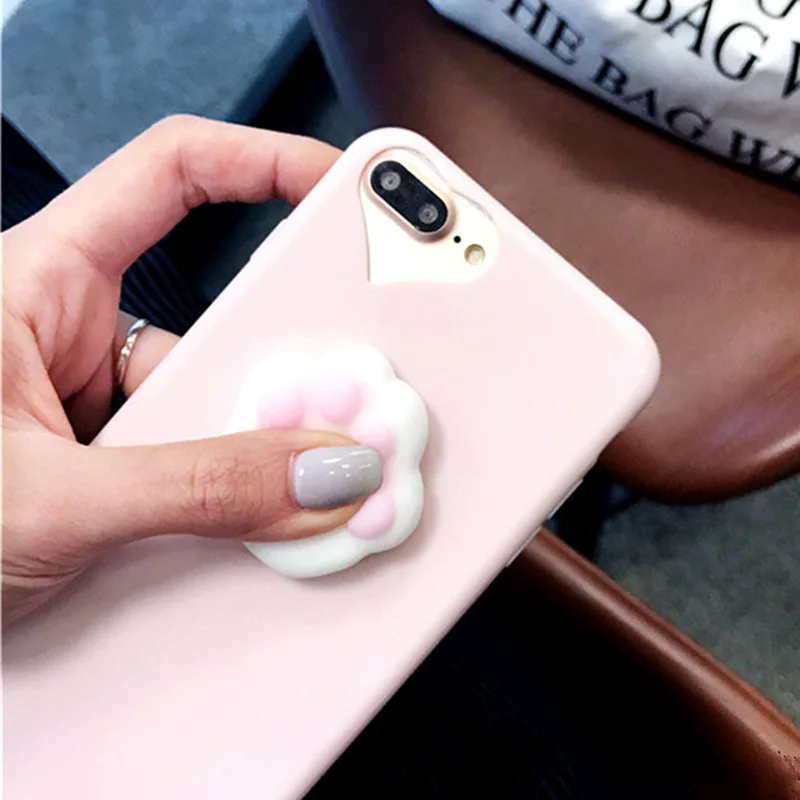 Togoat мягкими 3D Игрушечные лошадки Телефон чехол для iPhone 6 S 7 Plus 5 5S Дело сердце