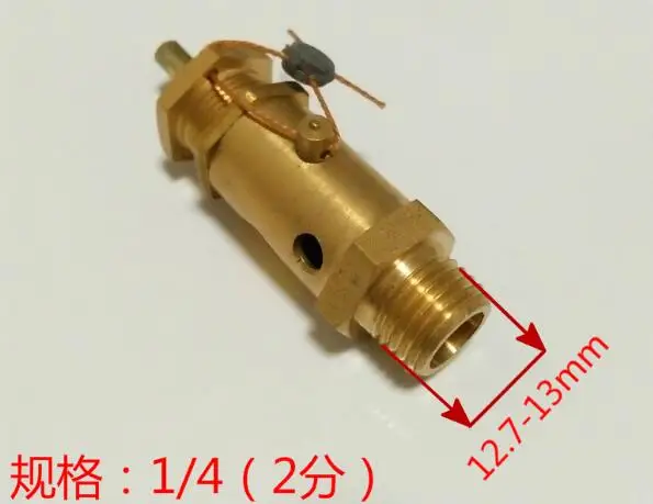 1 шт. 1/8 &quot1/4&quot 3/8 &quot1/2&quot 3/4 &quot1&quot BSPT мужской резьбовой клапан сброса давления