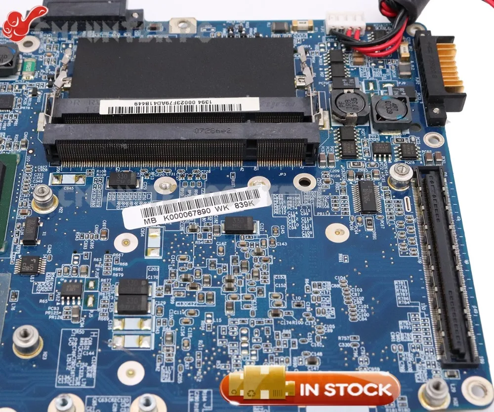 Материнская плата NOKOTION LA 3481P K000057510 K000067890 для ноутбука Toshiba Satellite A200 A205 с бесплатным