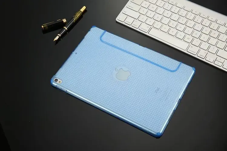 Чехол-накладка dowswin из ТПУ для apple ipad mini4 прозрачный мягкий цветной Yippee с ручкой mini