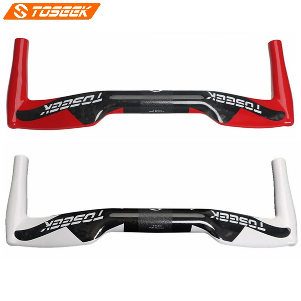 Руль для велосипеда TOSEEK полностью из углеродного волокна 420x40/440/мм|tt bike handlebars|carbon