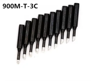 SZBFT 10 шт Черный 900M-T-3C серии Подкова тип туфли с металлическим носком; Сварочного наконечника жала паяльника Бесплатная доставка