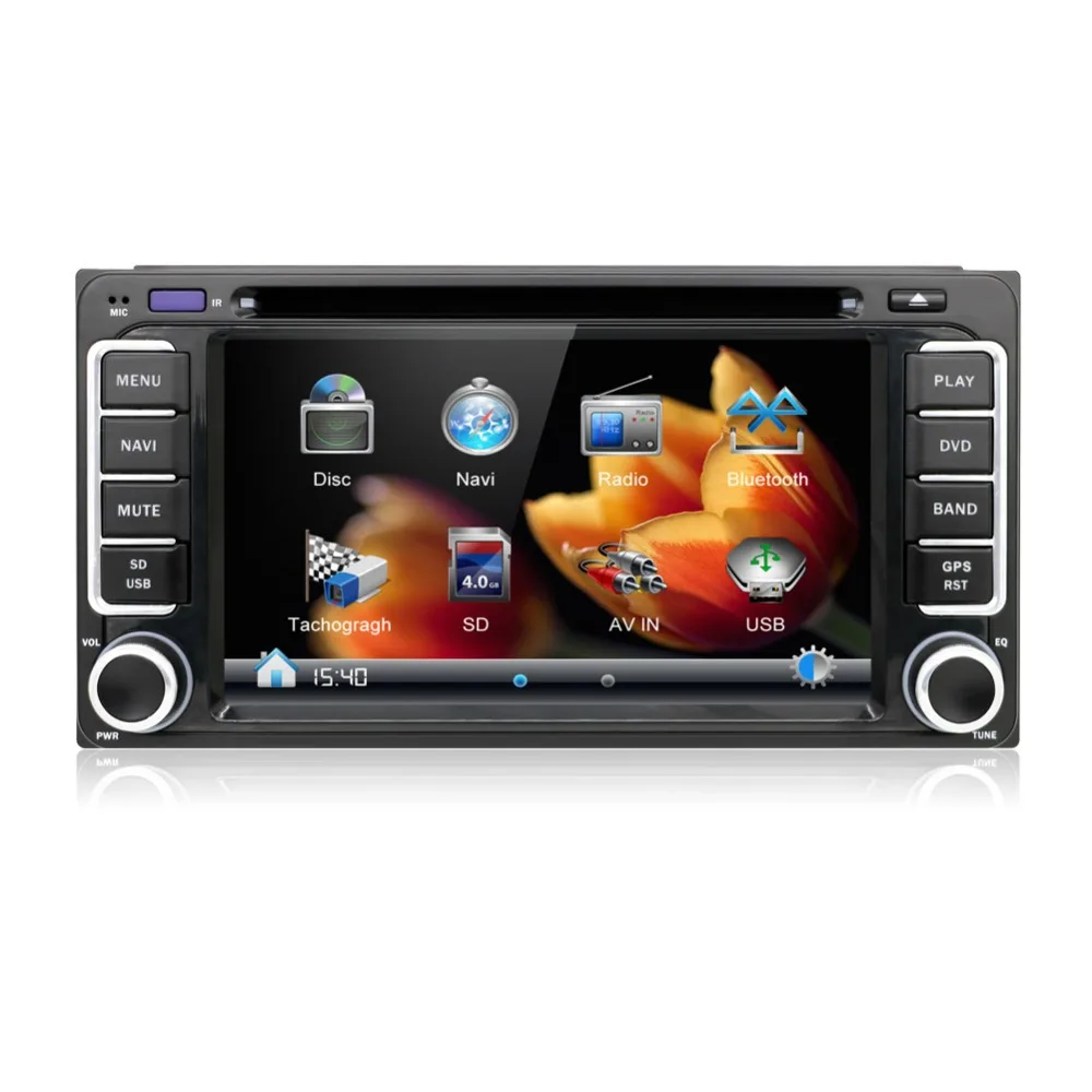 200*100 Автомобильный dvd Радио стерео видео плеер gps для Toyota Hilux VIOS Camry Corolla Prado RAV4 2003 2004