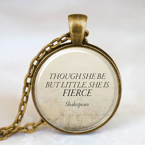 Стимпанк слова &quotхотя она будет но немного ожесточенная&quot Подвески ожерелье