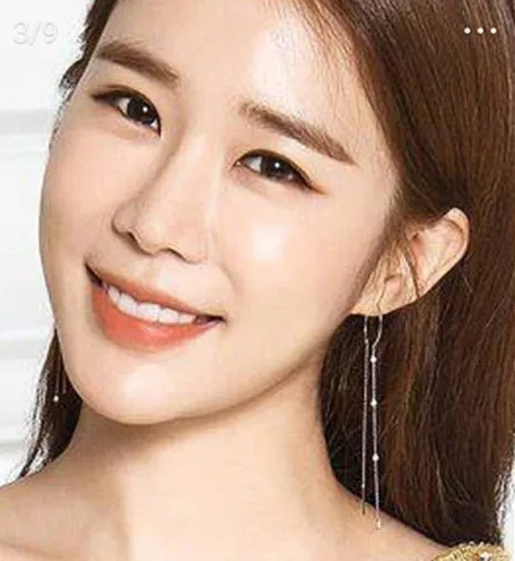 Серьги Yoo In-Na в Корейском стиле с надписью Touch Your Heart 1 пара | Украшения и аксессуары