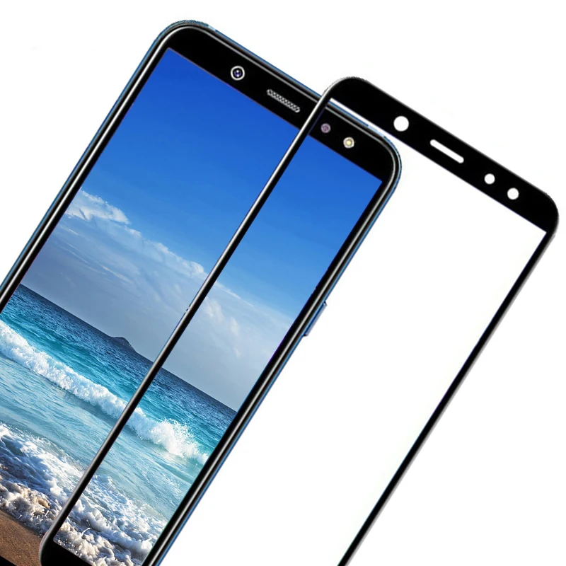 Закаленное стекло для Samsung Galaxy A6 A8 Plus 2018 J4 J6 J8 A7 A9 защита экрана Защитная пленка ЖК