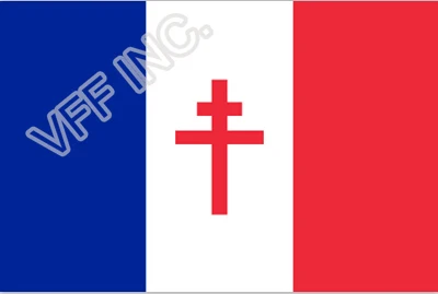 Флаг свободной Франции Ensign Национальный флаг 3ft x 5ft полиэстер баннер Летающий 150*90