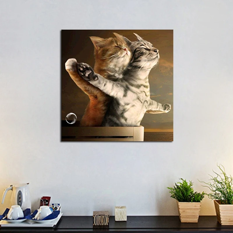 Фото 5D Diy Diamond Painting Cartoon animal cat lover Cross Stitch Landscape Square Mosaic Embroidery crafts Дом и сад 5D Diy Diamond Painting Cartoon animal cat lover Cross Stitch Landscape Square Mosaic Embroidery crafts Дом и сад