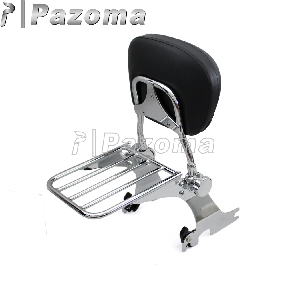 Sissy бар задняя пассажирская спинка Подушка для мотоцикла Съемная багажная стойка