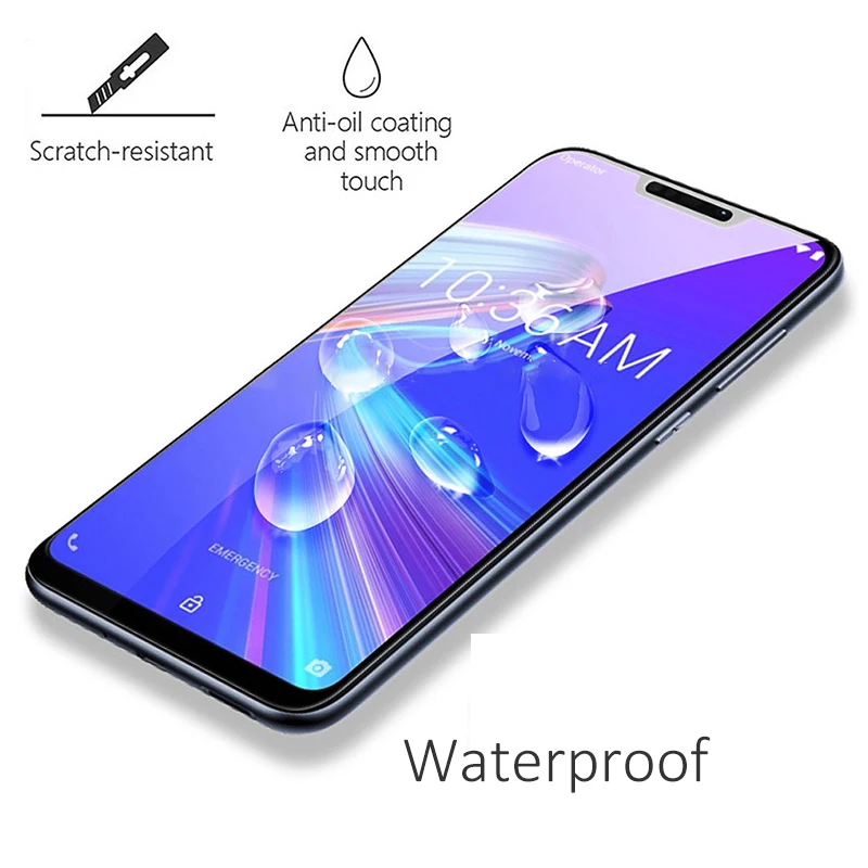 Стекло для Asus Zenfone Max Pro M2 ZB631KL закаленное стекло полное покрытие защита экрана стекло для Asus Zenfone Max Pro M2 ZB633KL