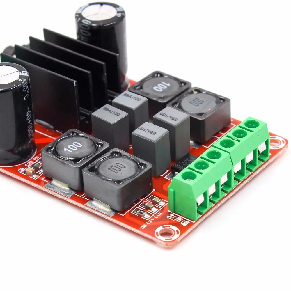 TPA3116D2 2x50W Digital Power Amplifier Board 5V To 24V Dual Channel Stereo AMP | Электроника