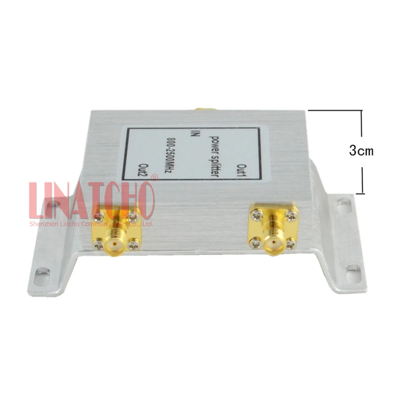 2 Way SMA connector micro-strip power splitter 800-2500MHz wifi signal booster repeater divider