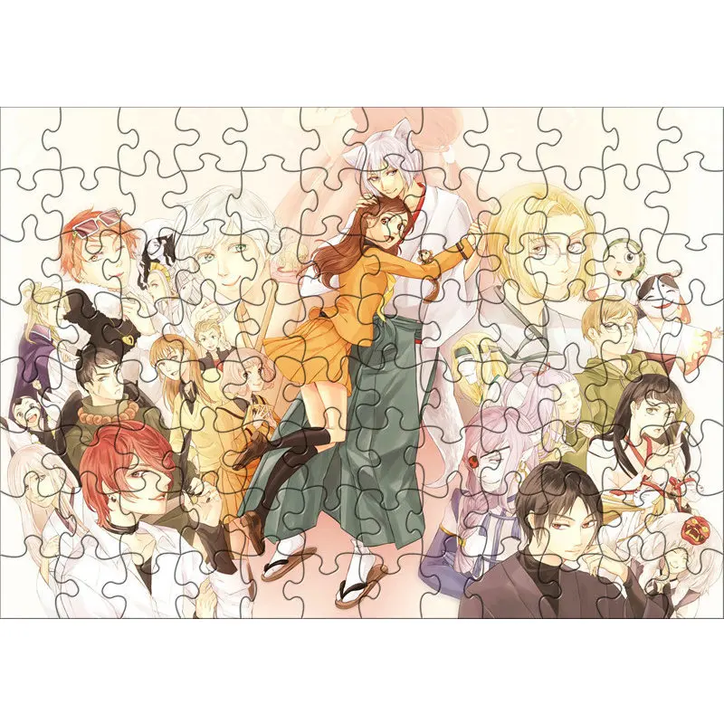 Белый 120 шт./кор. Новые красочные головоломки Kamisama Love аниме игрушки детские бумажные головоломки DIY игрушки для детей Brinquedos - Цвет: Белый