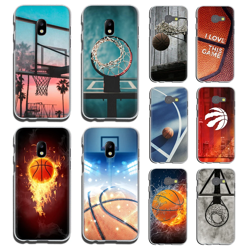 Жесткий чехол для телефона с Баскетбольным рисунком для samsung Galaxy J1 J2 J3 J4 J5 J6 Plus Prime J7 DUO J8
