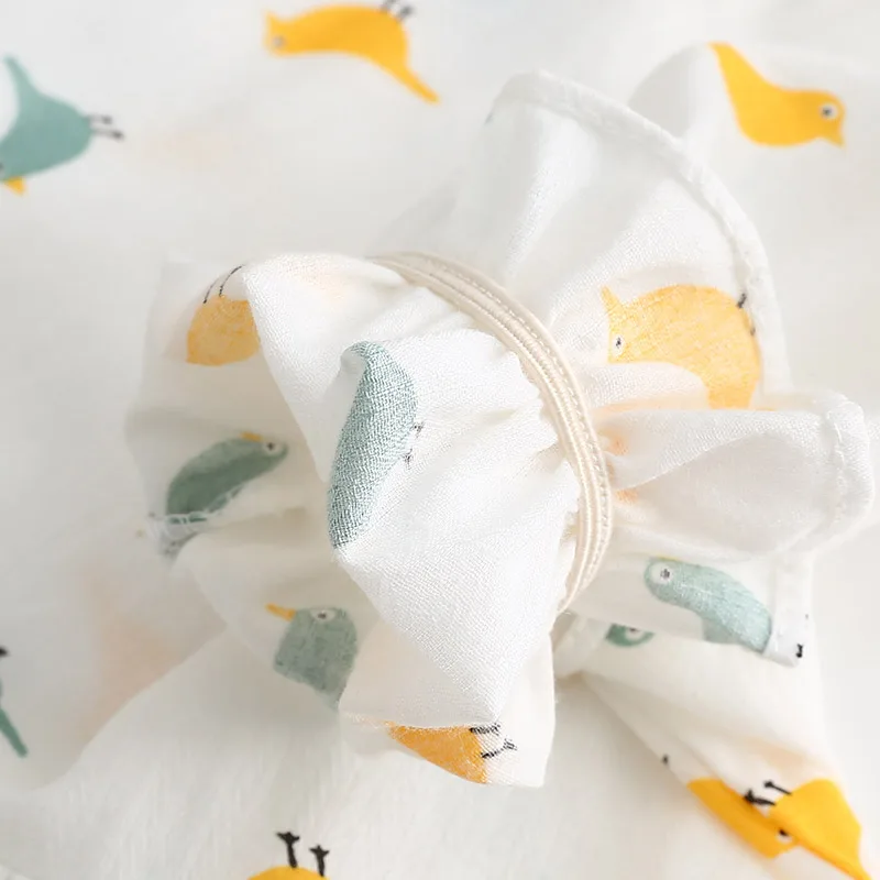 Милые блузки и рубашки с принтом птицы для девочек лето 2019 футболка короткими