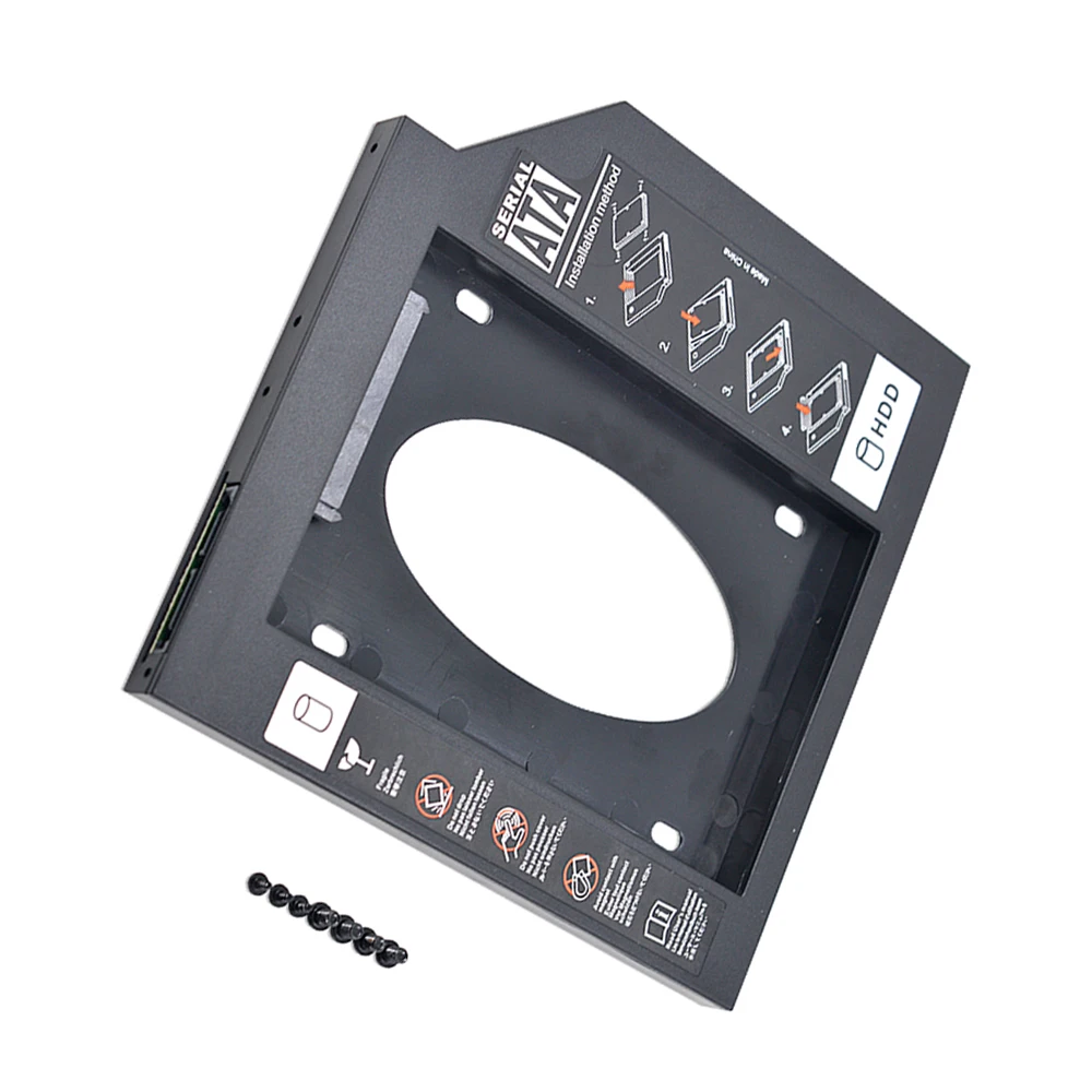 2nd диск SSD жесткий Caddy Bay адаптер для HP ProBook 6470b 6475b 6565b 6570b 4410 S 4440 4441 4445 4446 12.7 мм|2nd hdd|caddy