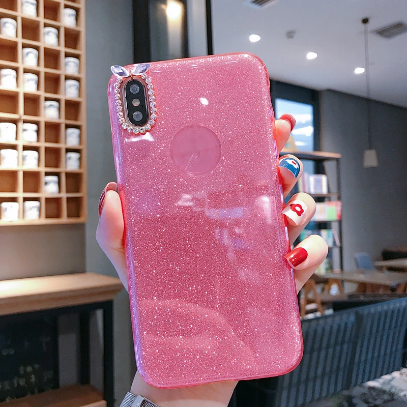 Блестящий чехол для Samsung J3 5 7 8 2016/17 J4 6 Plus с монохромной звездой три в одном J2 Prime flash