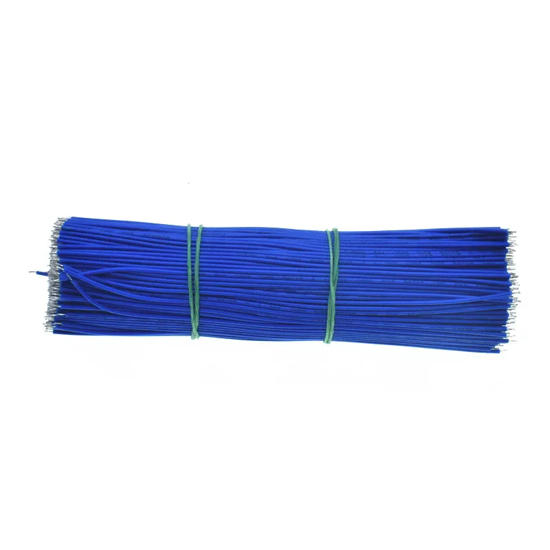 100 шт./лот оловянные перемычки макетная плата PCB припой кабель 24AWG 20 см Fly Jumper Wire Cable