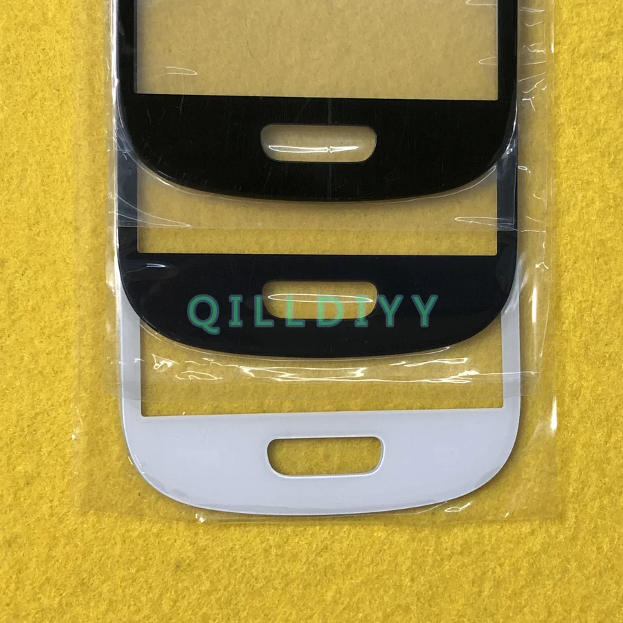 Сменная панель сенсорного экрана для Samsung Galaxy S3 mini i8190 внешний объектив переднего